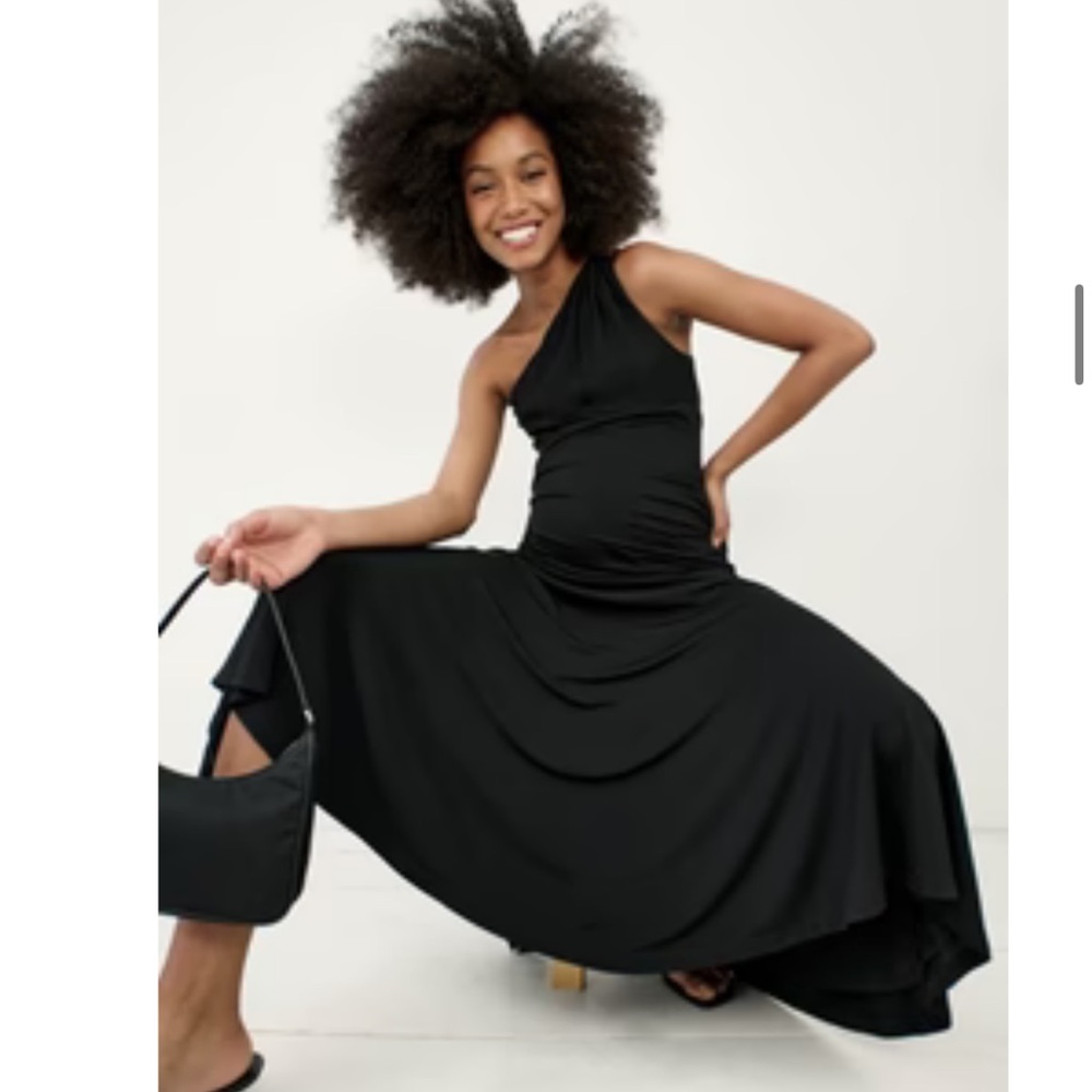 NWT Hatch Maternity Viola Dress in Black